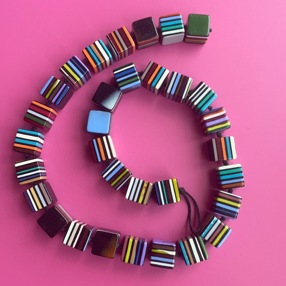 Sobral cube necklace
